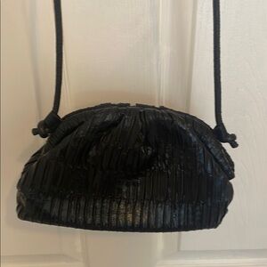 Moda Luxe Black Women's bag - with cross-body strap or convertible clutch option